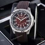 Clone Patek Philippe Aquanaut Silver Engraving Watches Vintage Style